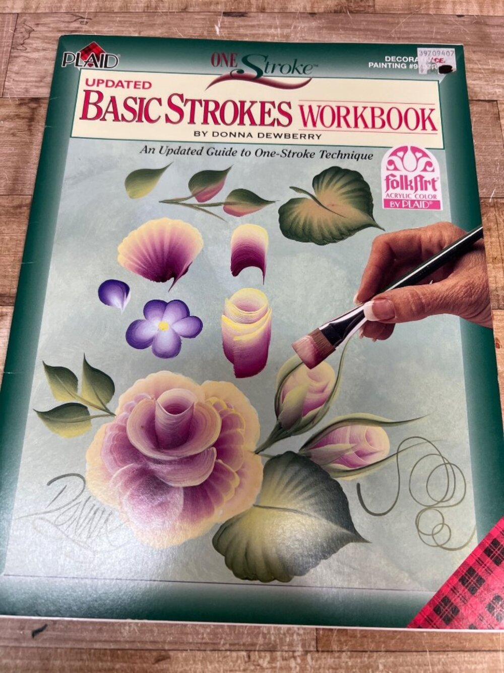 Updated One-Stroke Basic Strokes Workbook By Donna Dewberry Plaid FolkArt Acryli